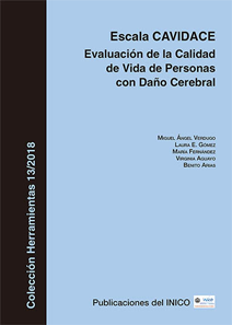 Portada Escala CAVIDE: Evaluación de la calidad de vida de personas con daño cerebral