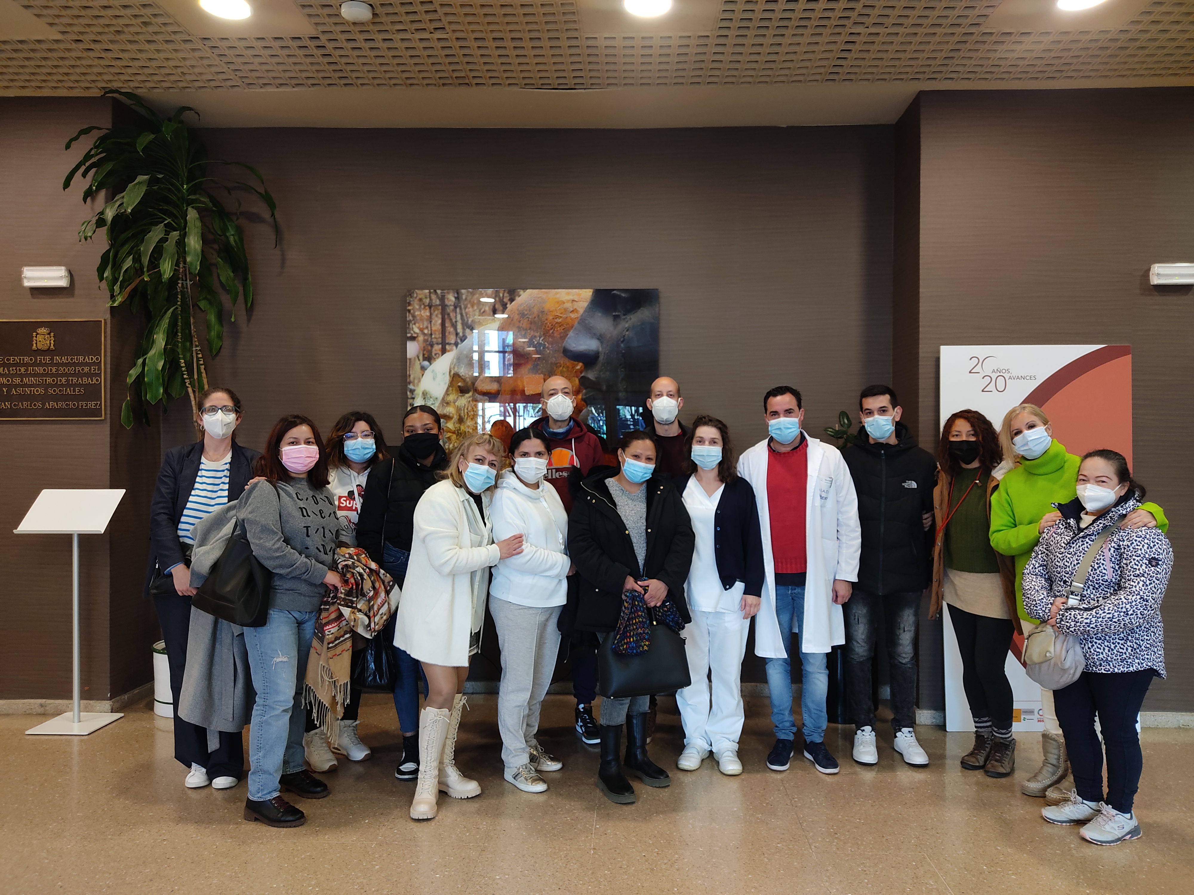 Estudiantes del IMEPE Alcorcón visitando el Ceadac