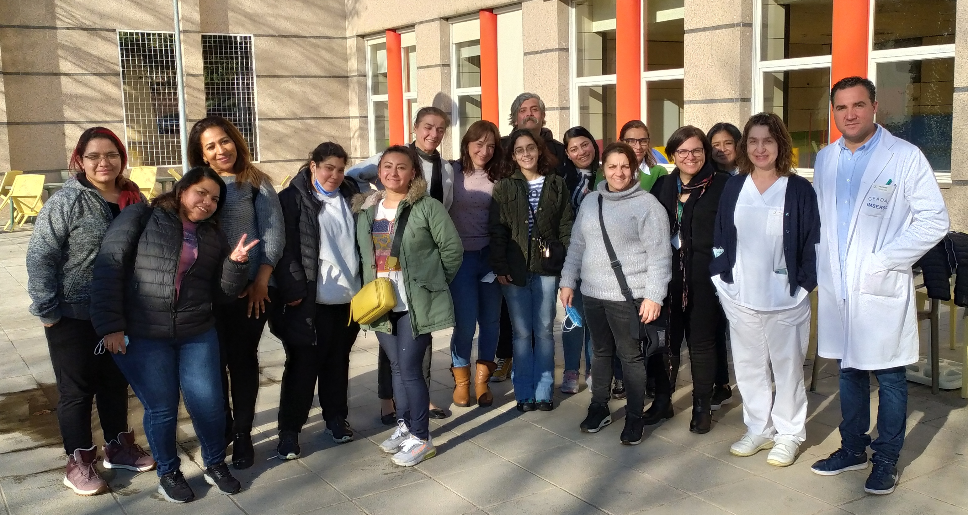 Estudiantes de ASISPA visitando el Ceadac