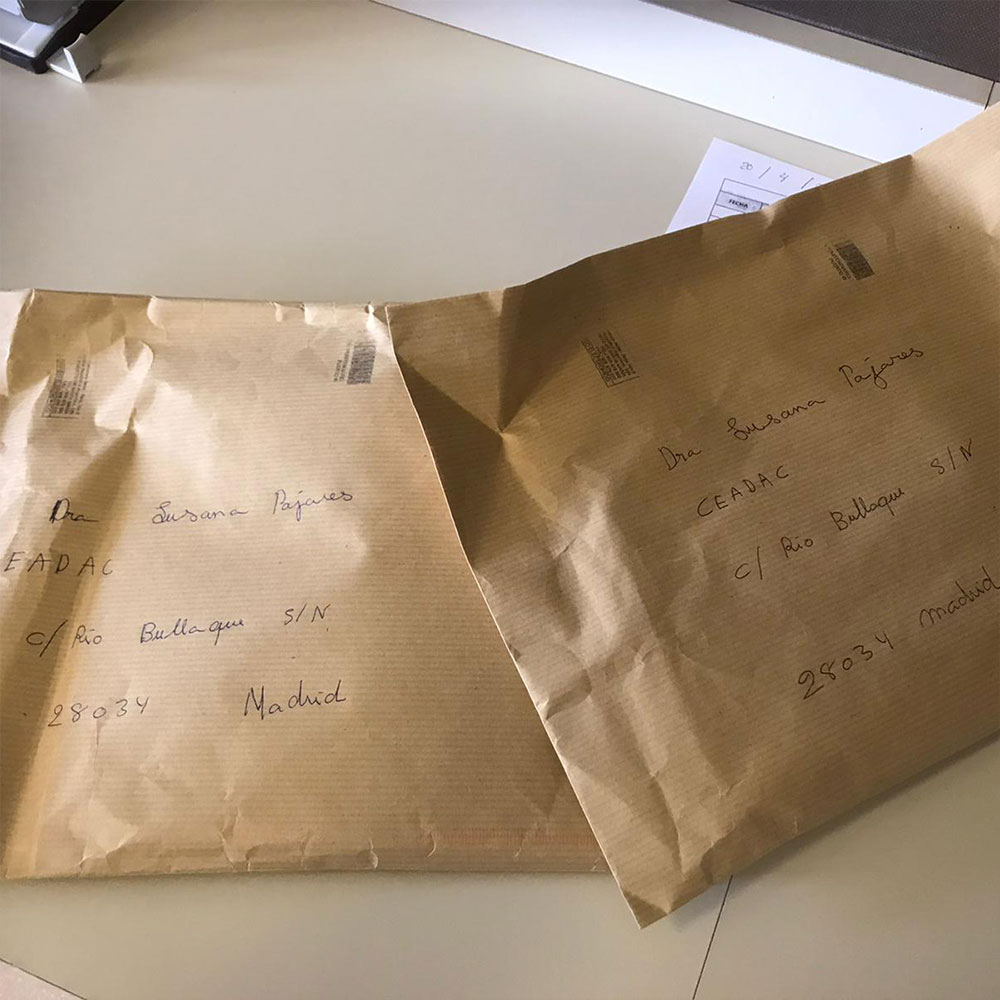 Cartel promoviendo que se envíen cartas a pacientes de coronavirus Cartel promoviendo que se envíen cartas a pacientes de coronavirus