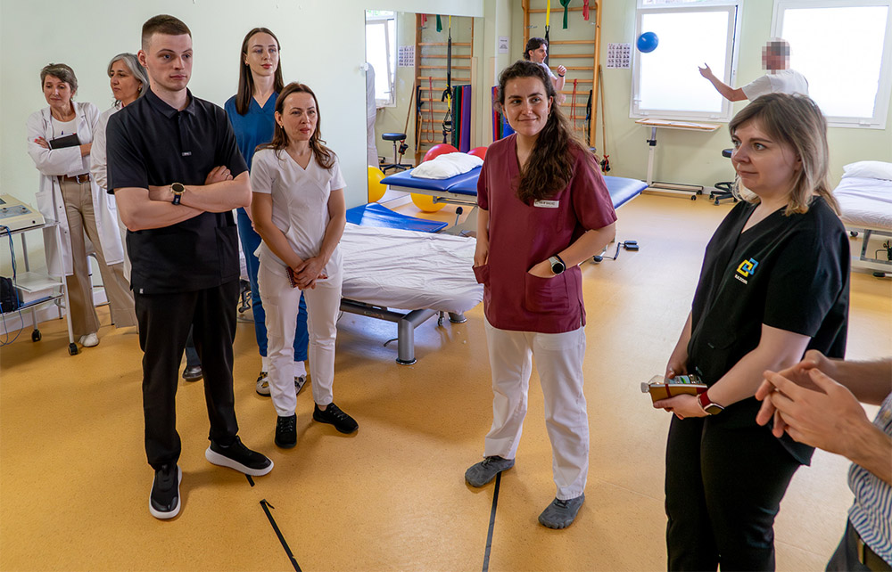 Visita a uno de los departamentos de fisioterapia.