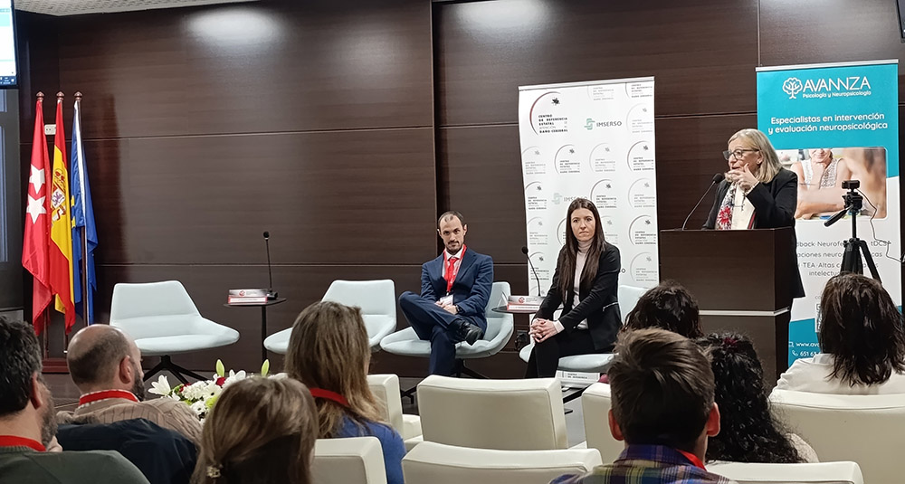 Inmaculada Gómez Pastor durante su intervención en el acto inaugural de la reunión.